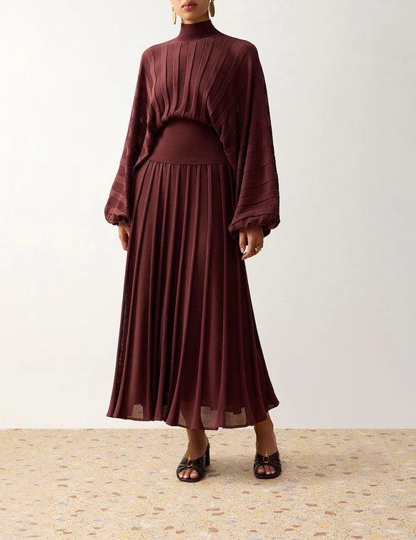 Clash Stripe Circle Skirt