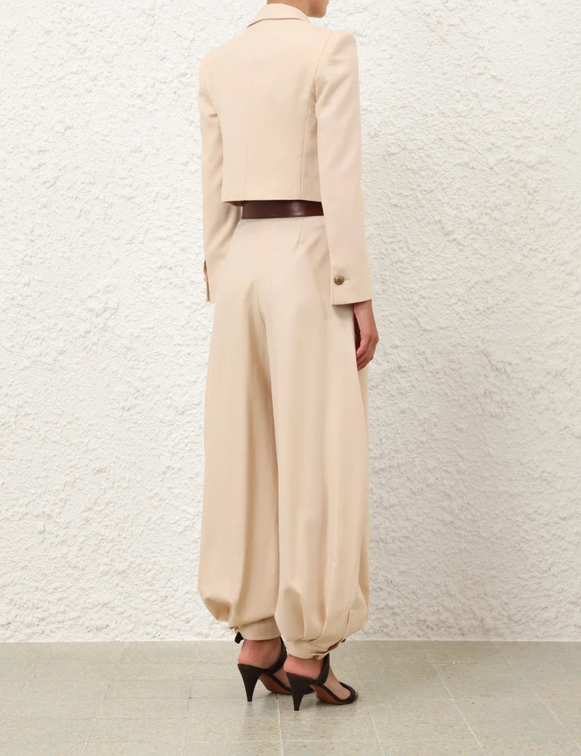 Hypnotic Cropped Wool Blazer