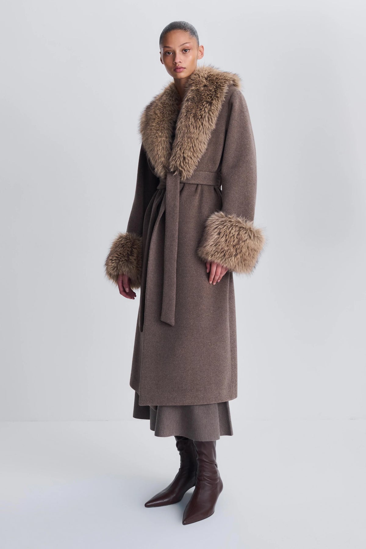 Kinsley Belted Long Coat