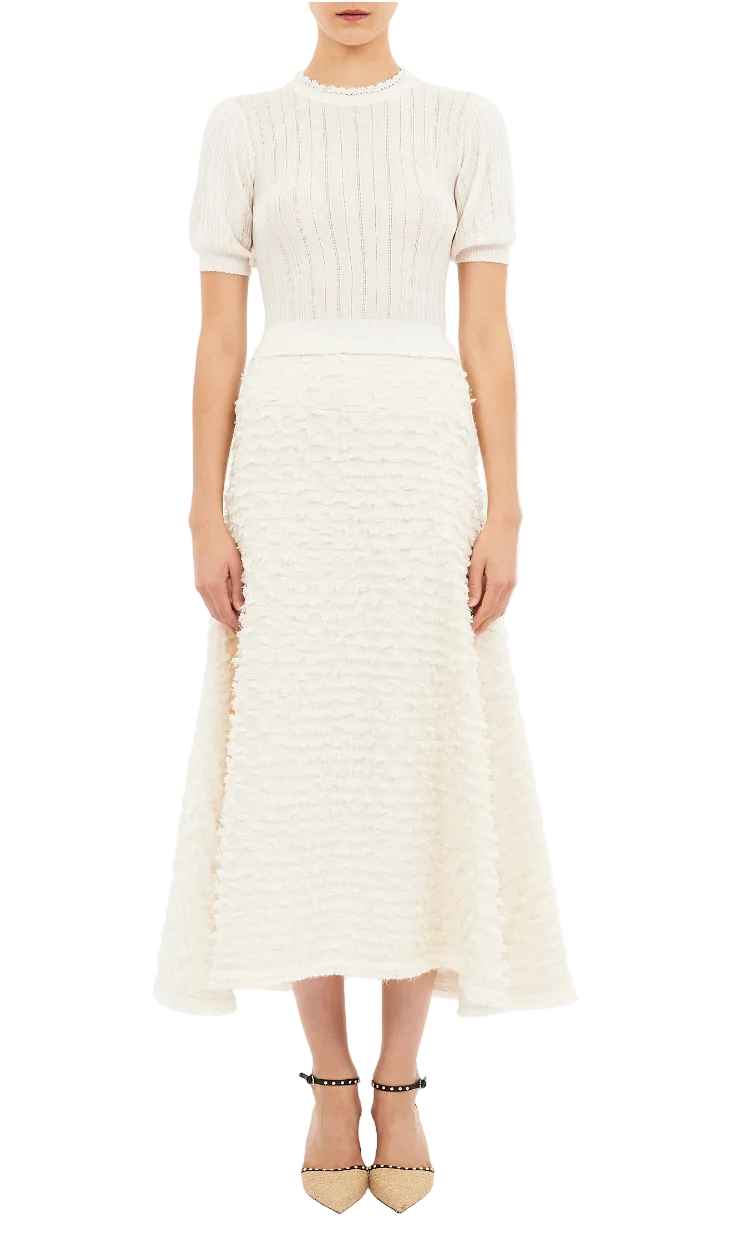 Josanna A-Line Midi Skirt