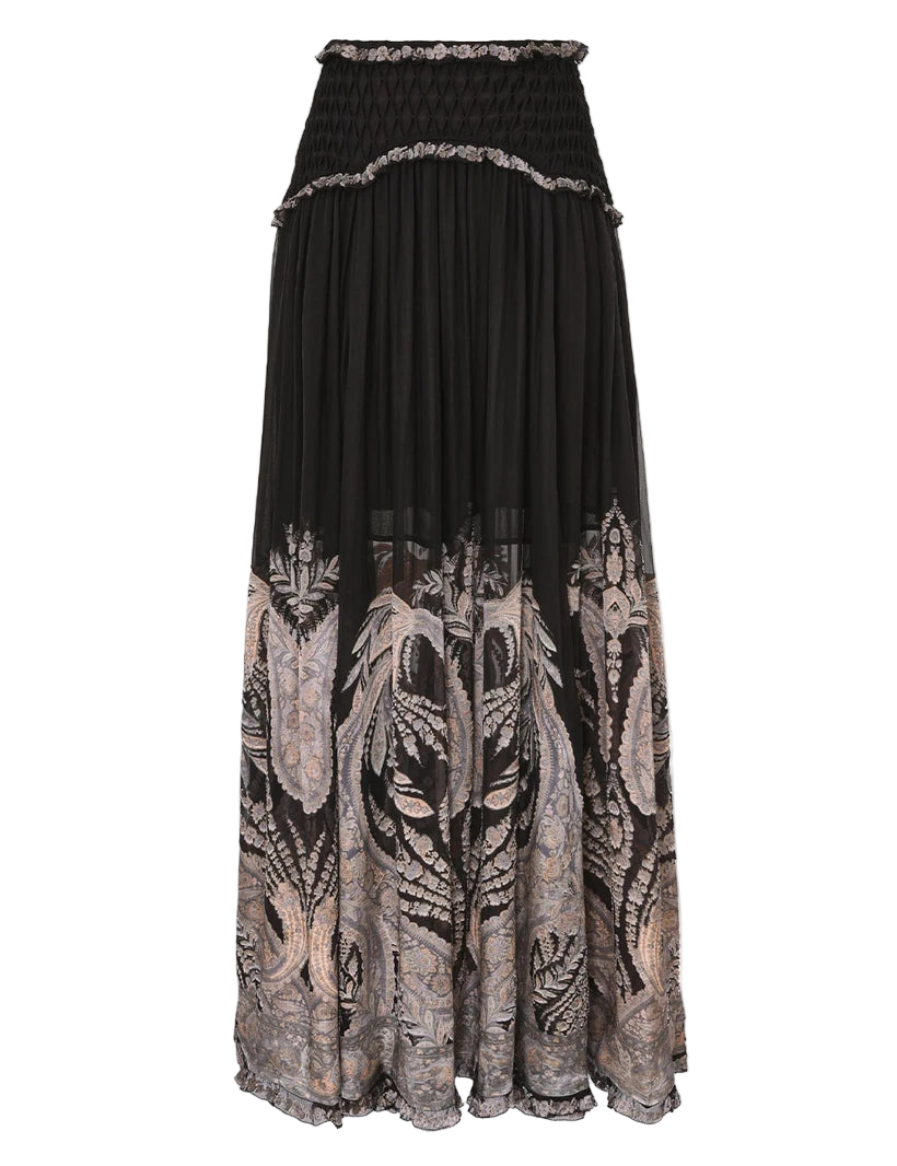 Dream Burnout Maxi Skirt