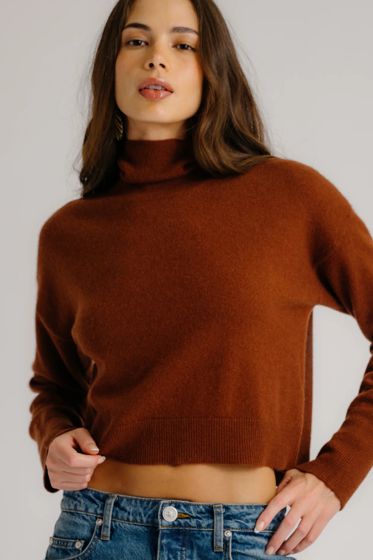 Sable Turtleneck Sweater