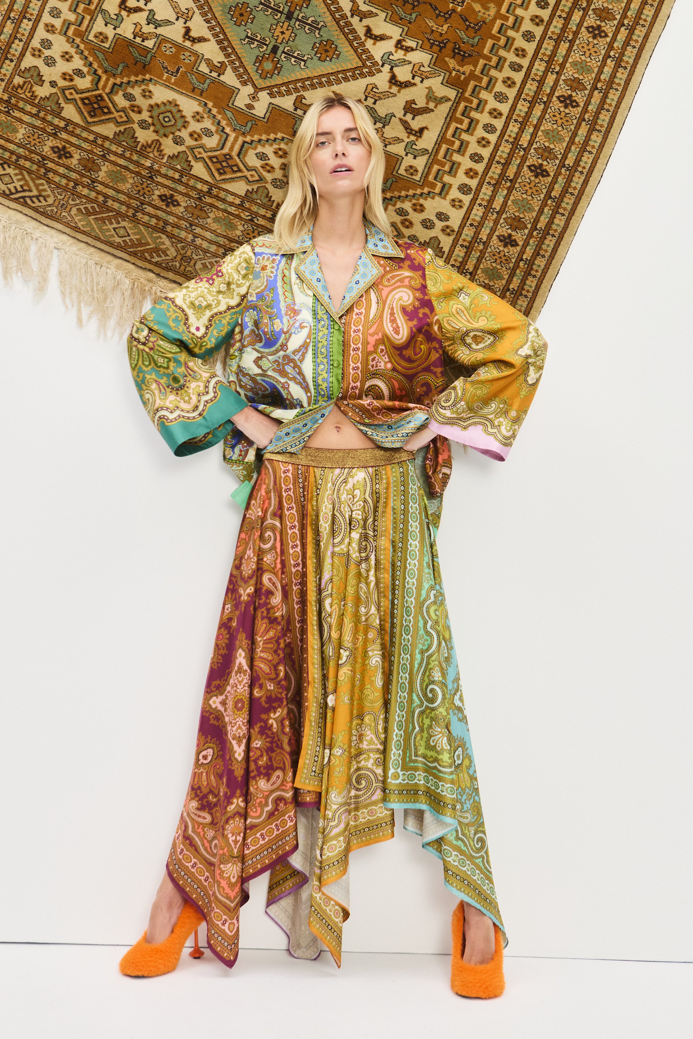 Clemenza Scarf Skirt