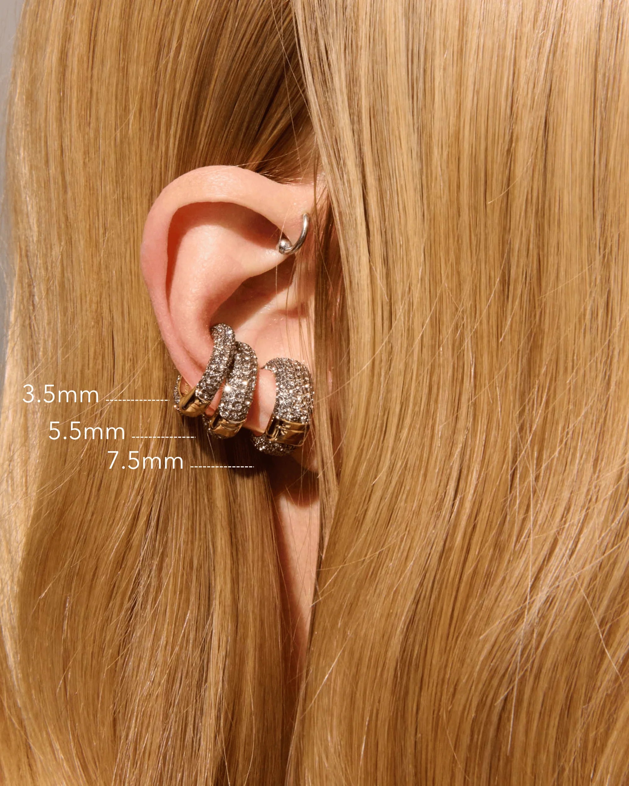 Eva Pave 5.5 mm Ear Cuff