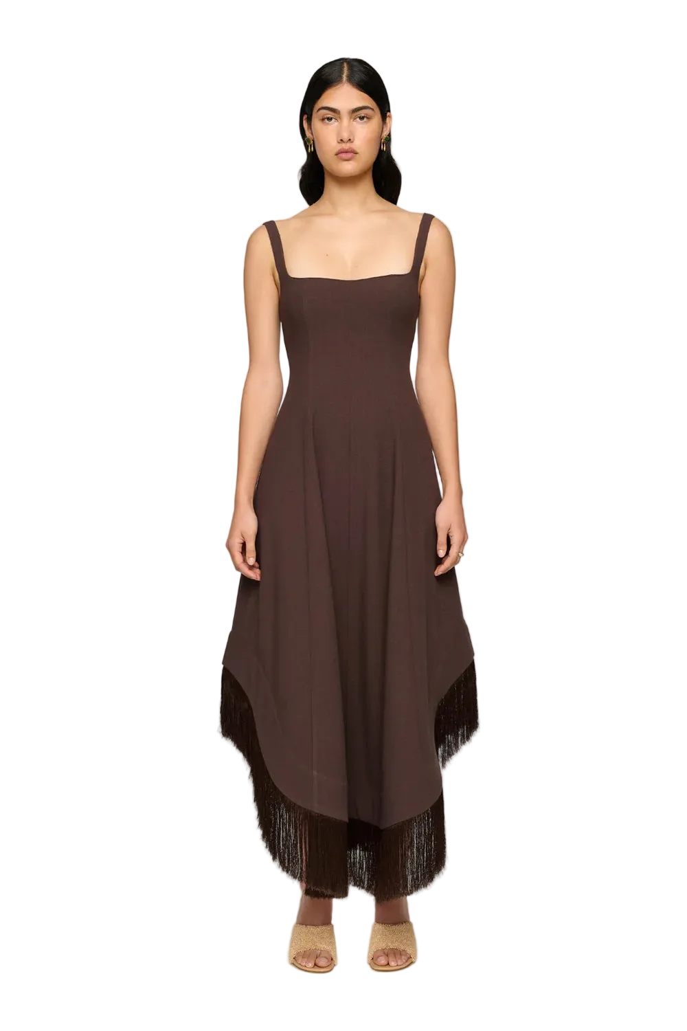 Emine Fringe Hem Dress