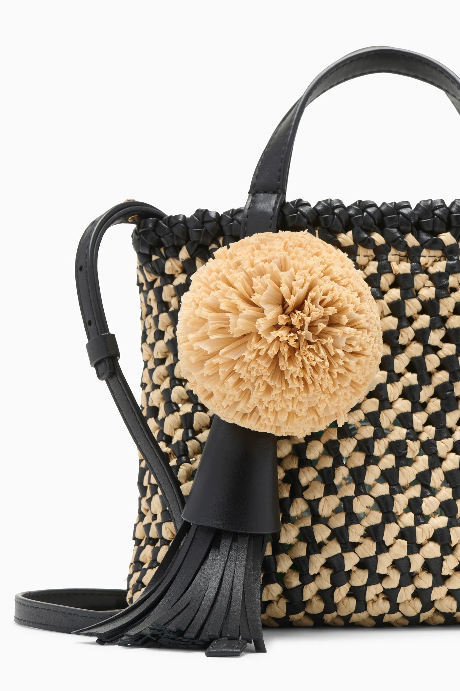 Raffia Mini Crossbody