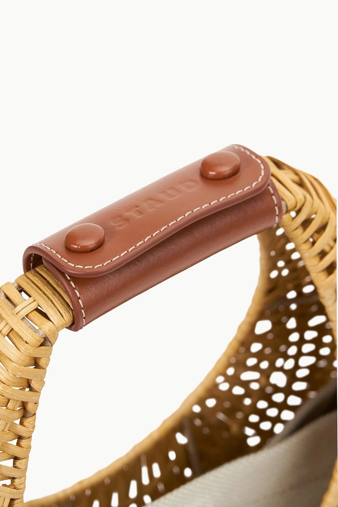 Mini Moon Wicker Bag