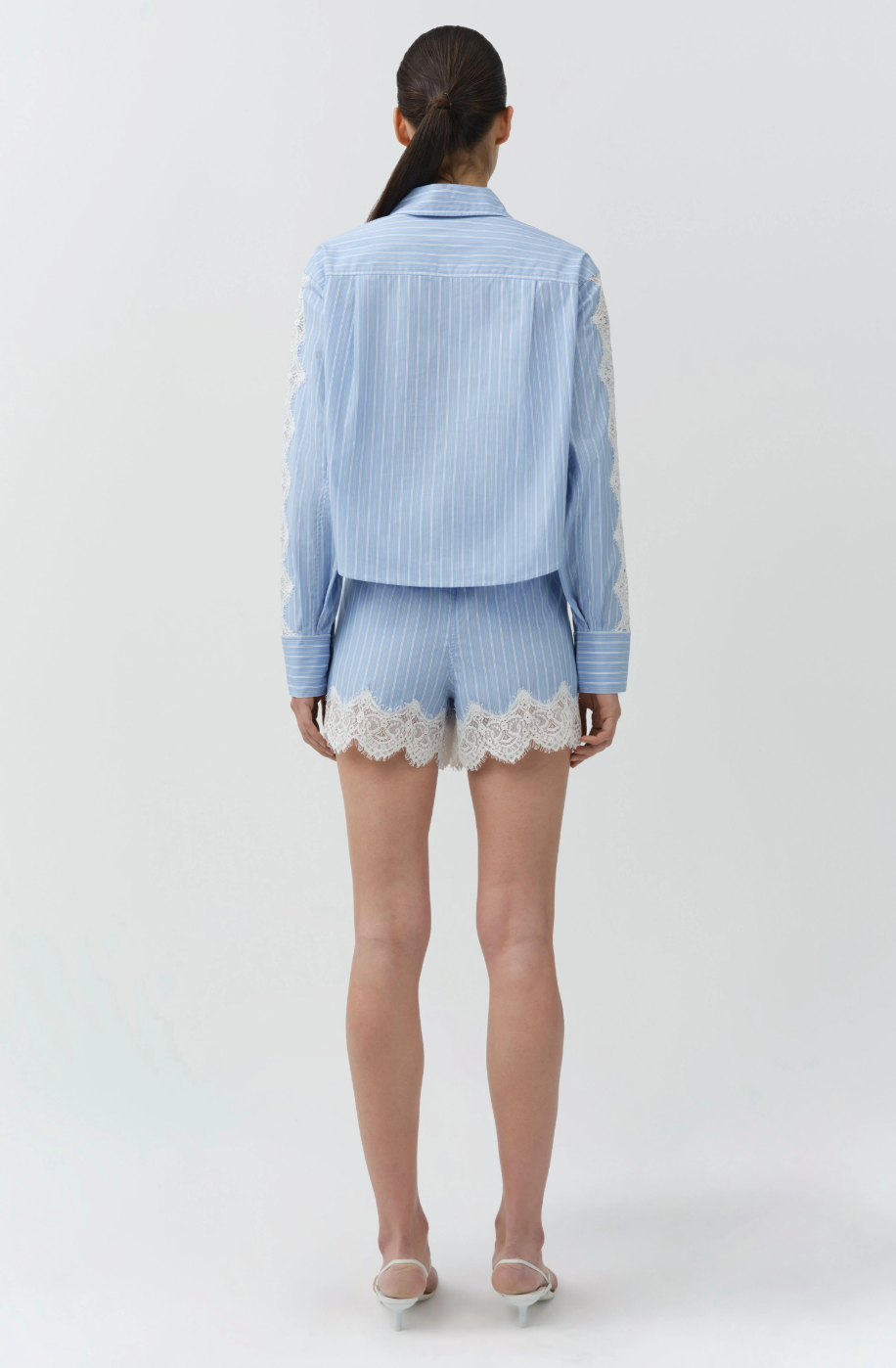 Renata Cropped Shirt - M
