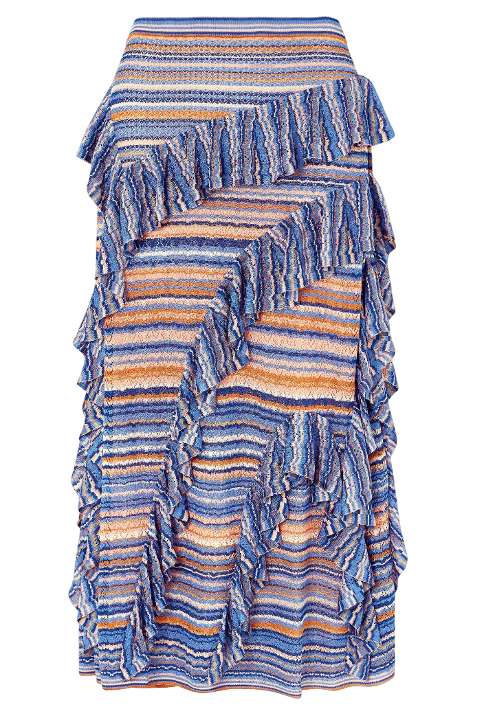 Delila Ruffle Knit Skirt
