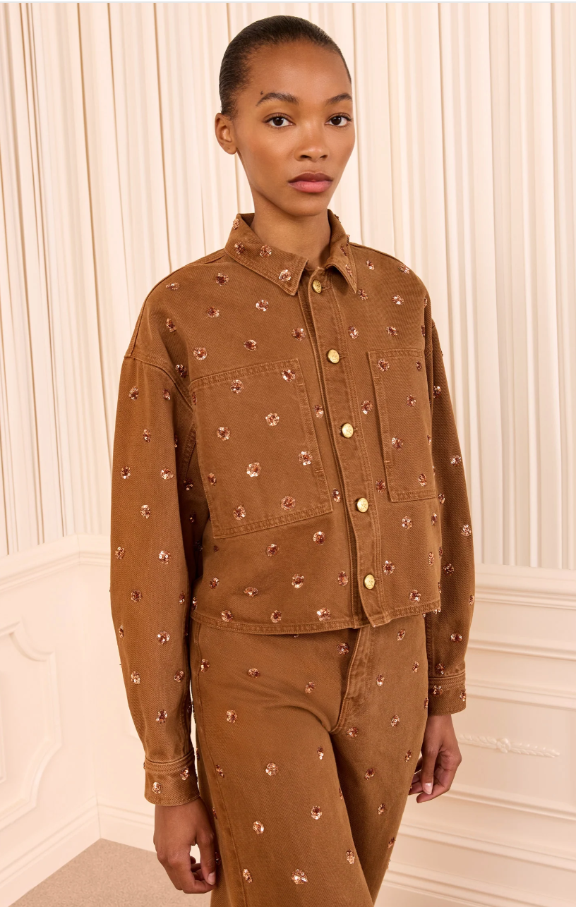 The Bobbi Embellished Denim Jacket