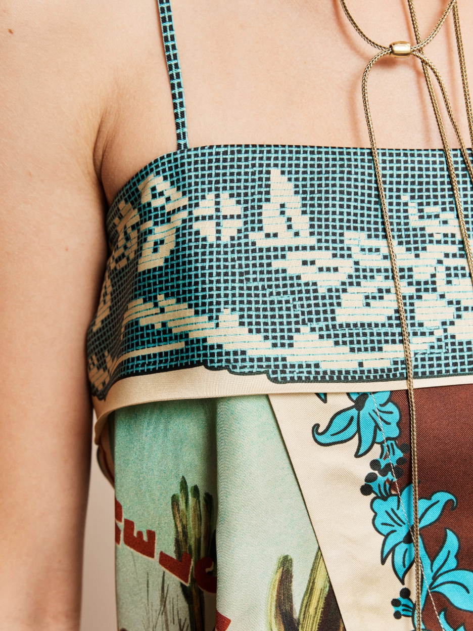 Ace Silk Scarf Top