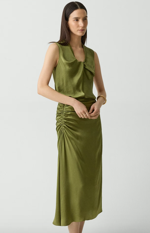 Side Ruched Skirt - 2