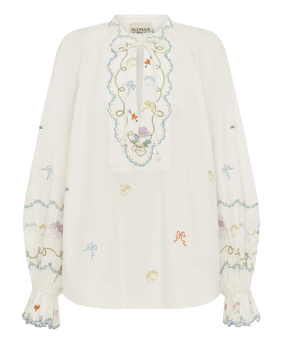 Giulia Embroidered Blouse