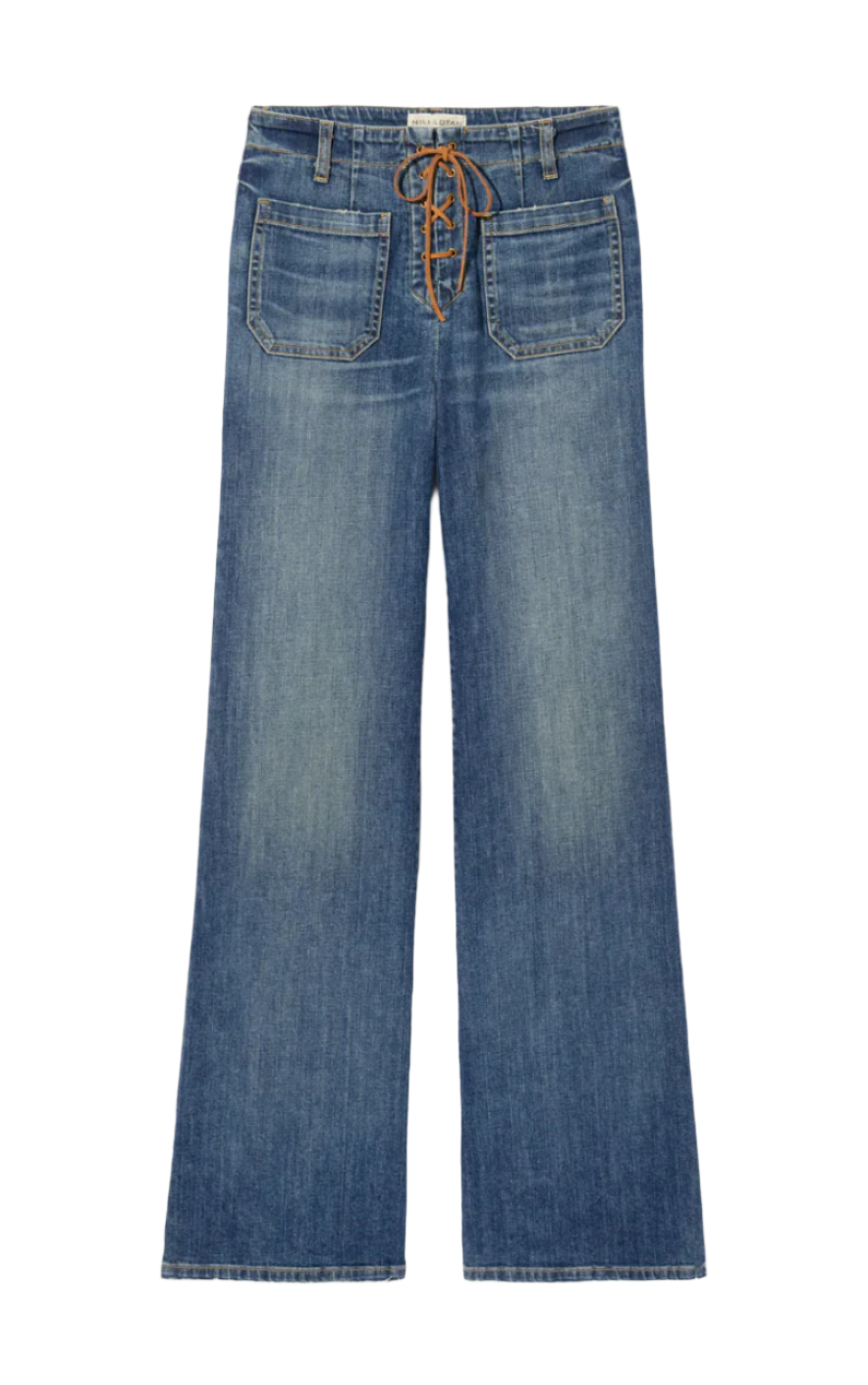 Florence Lace Up Jean