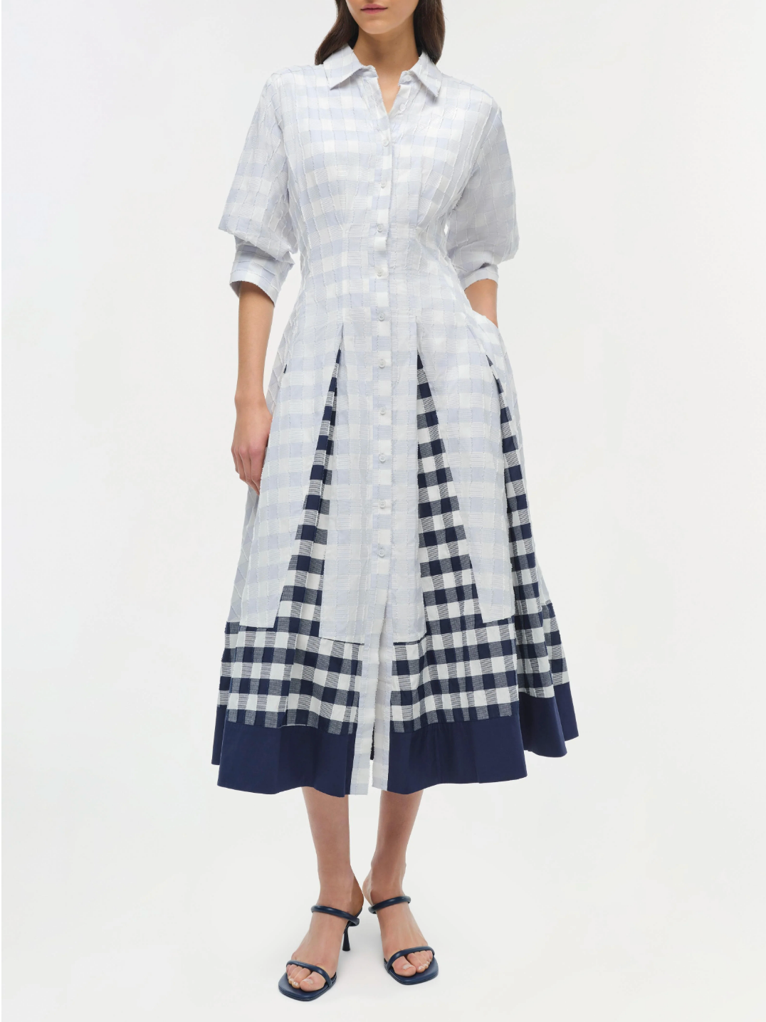 Jazz Pintuck Midi Dress