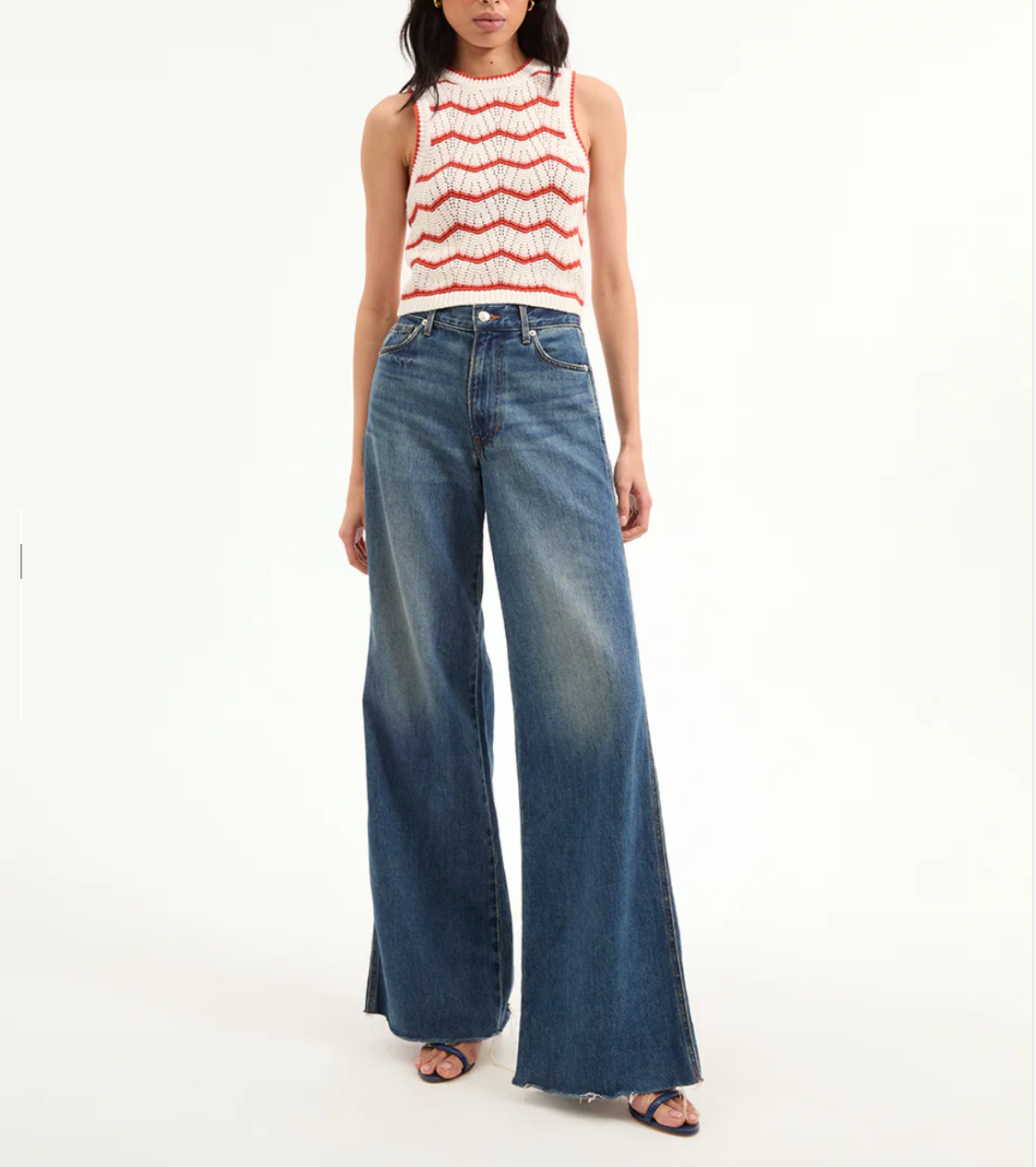 Cropped Jerrel Knit Tank - XS