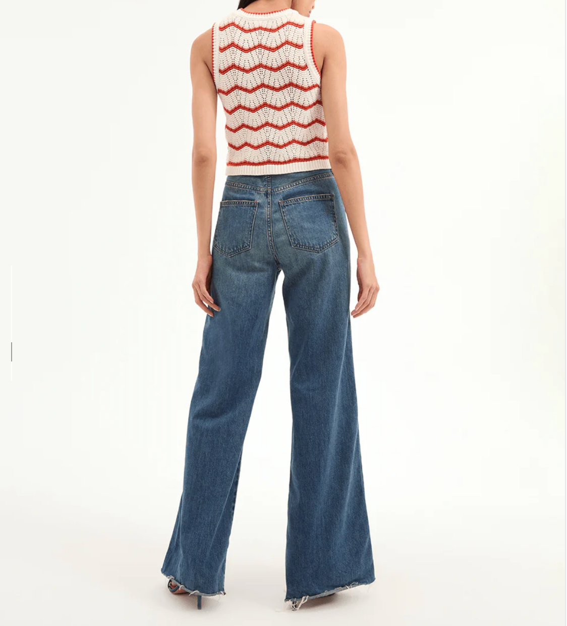 Cropped Jerrel Knit Tank - XS