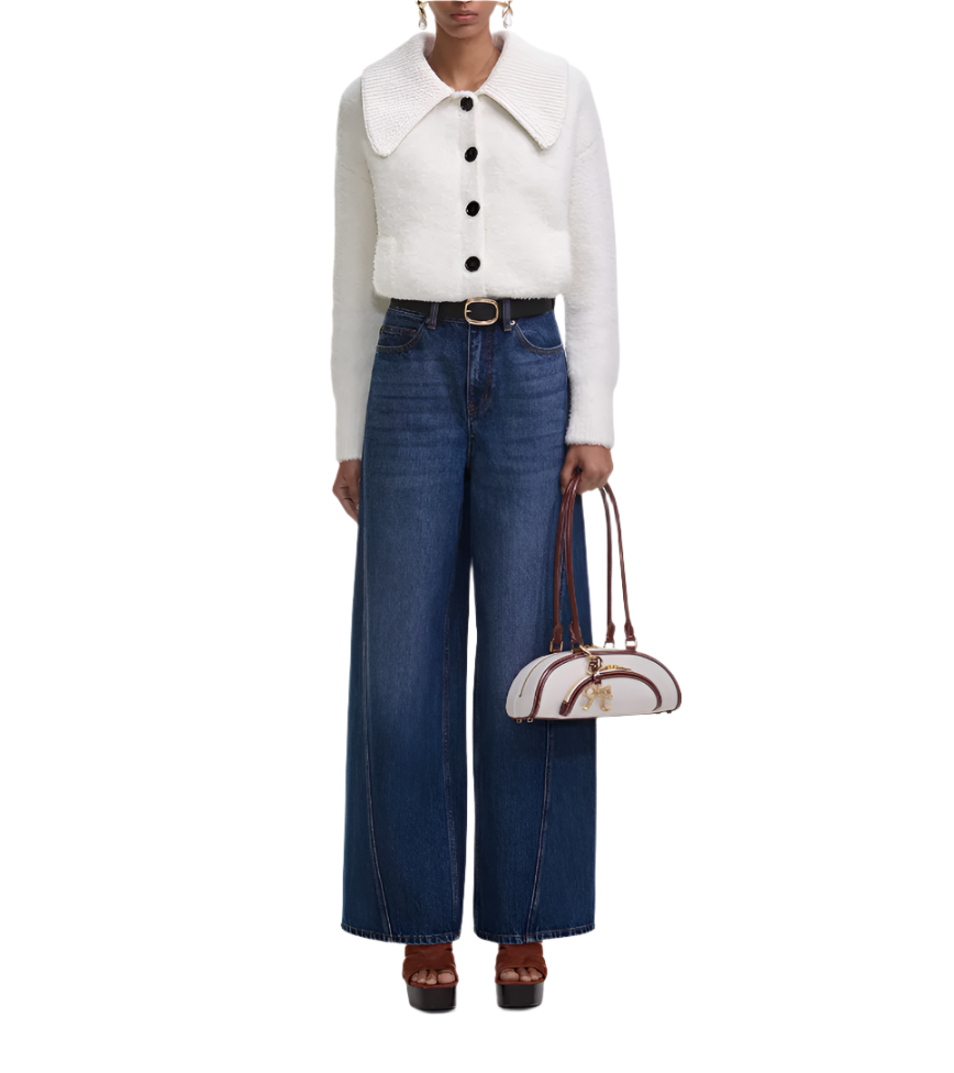 Bleached Denim Jeans