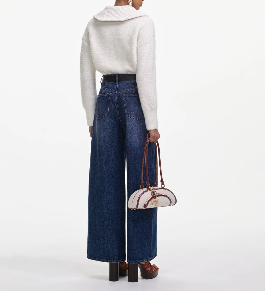 Bleached Denim Jeans