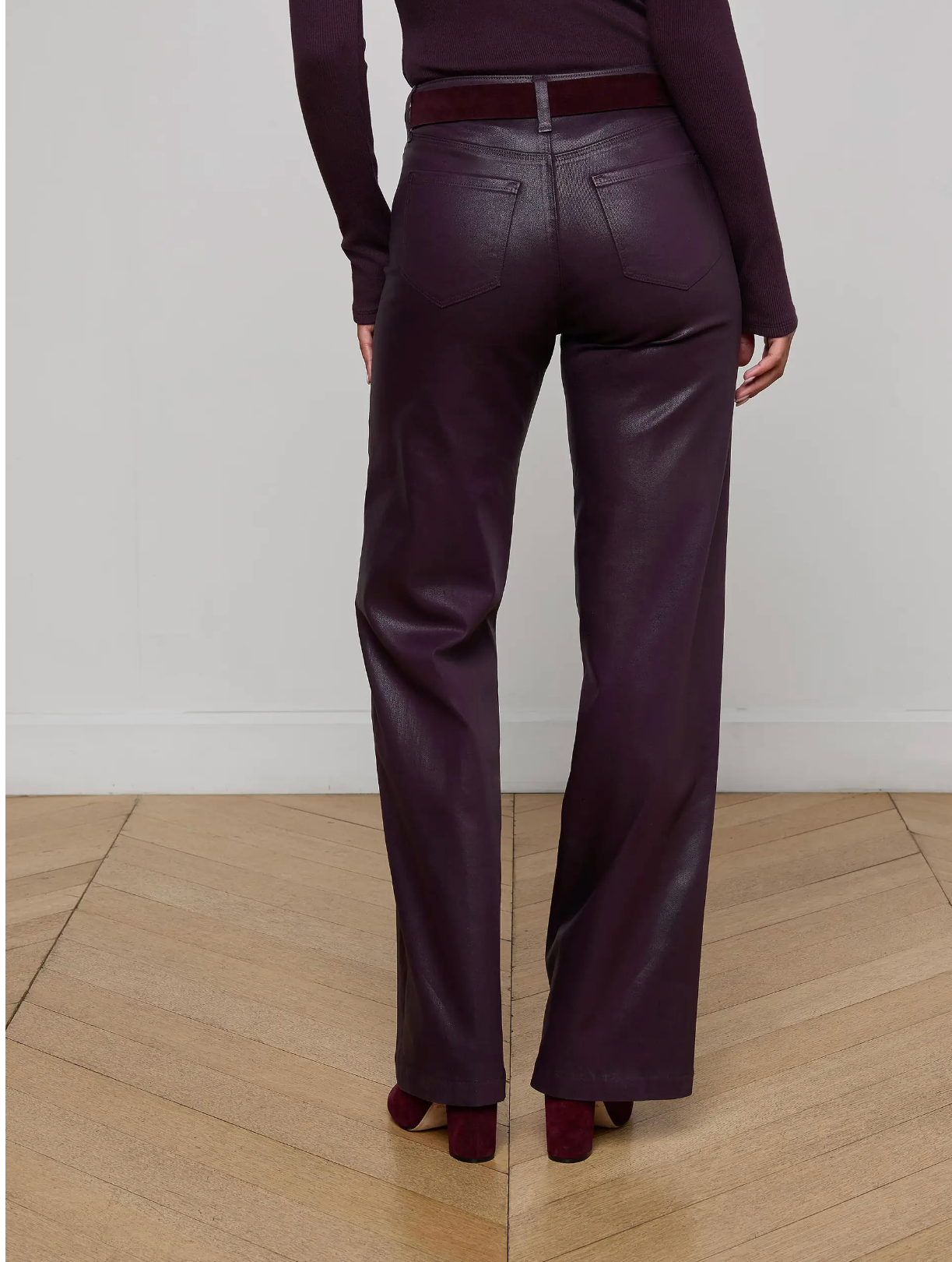 Scottie Coated Wide Leg