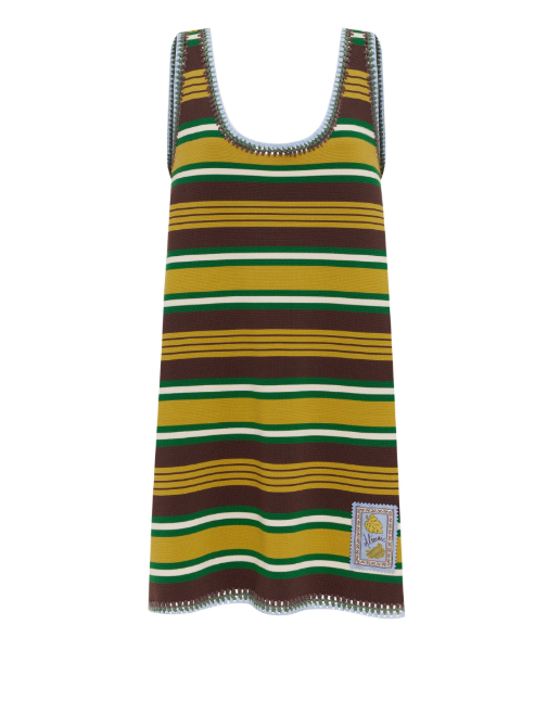 Clover Knit Mini Dress