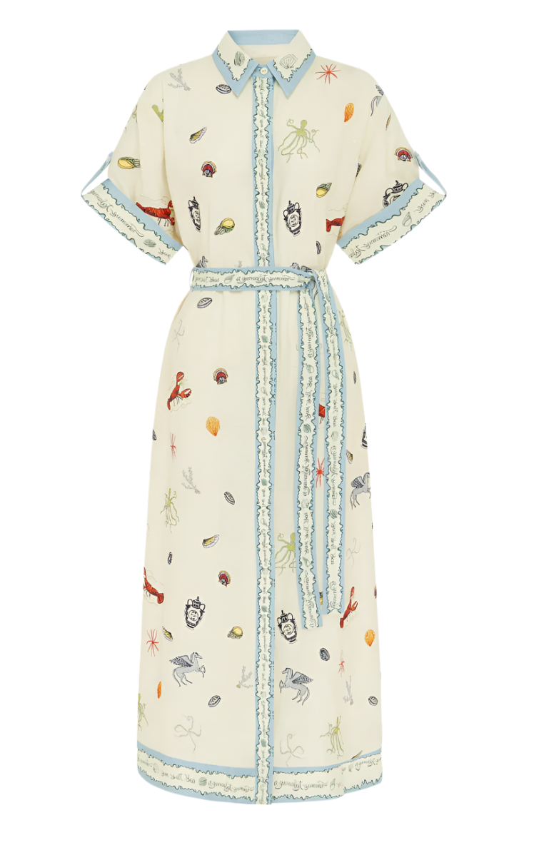 Sandy Embroidered Shirtdress