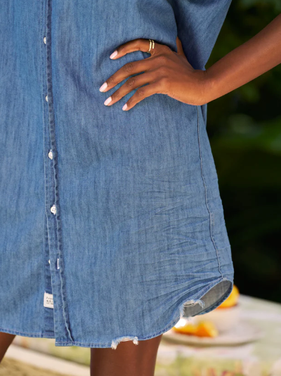 Ruffle Mary Shirtdress