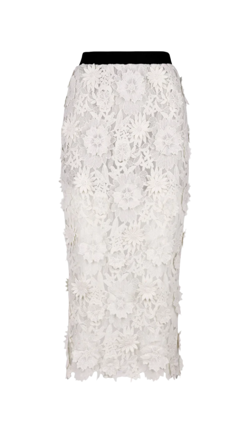 Applique Pencil Skirt