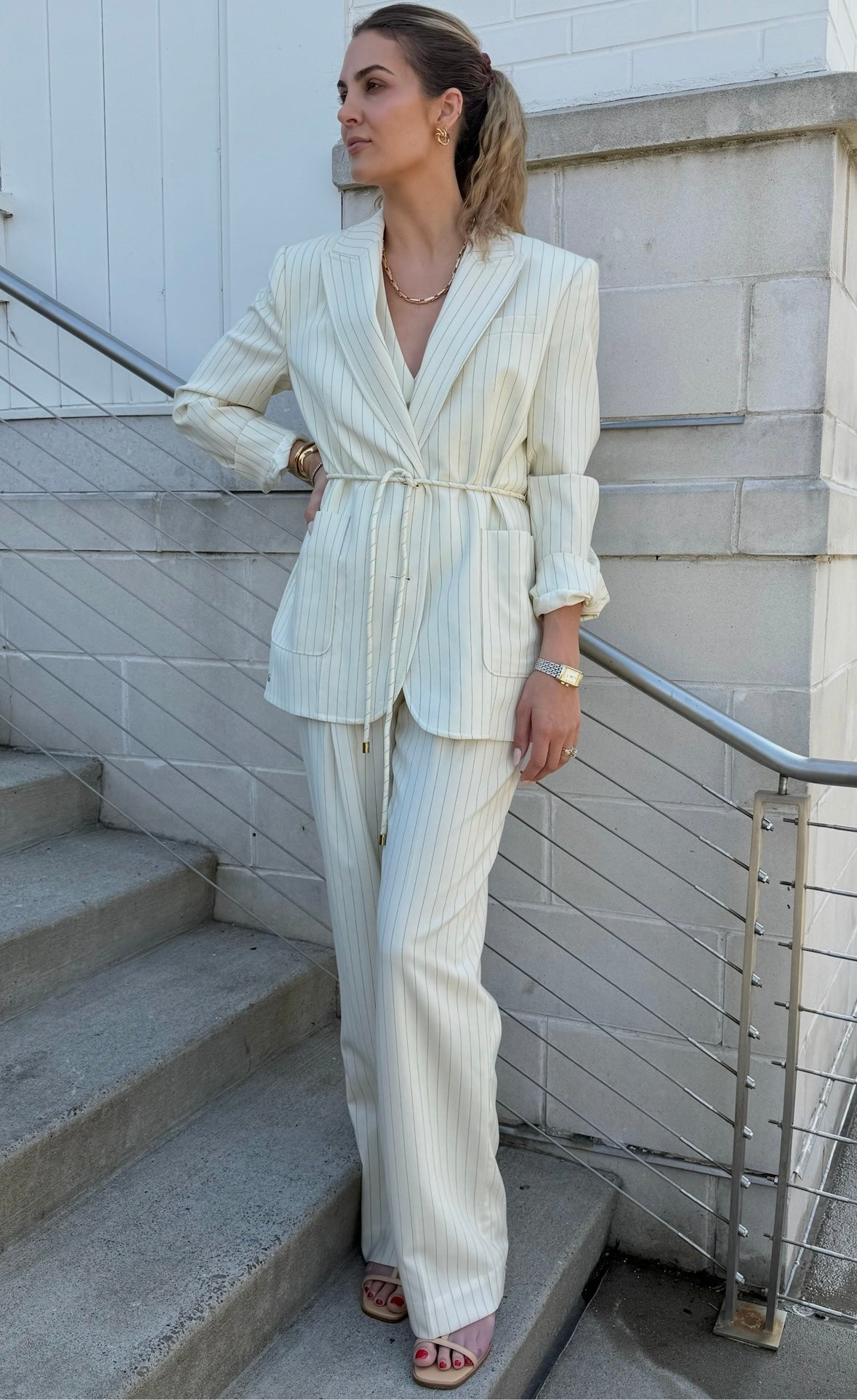 Illuminate Pinstripe Jacket