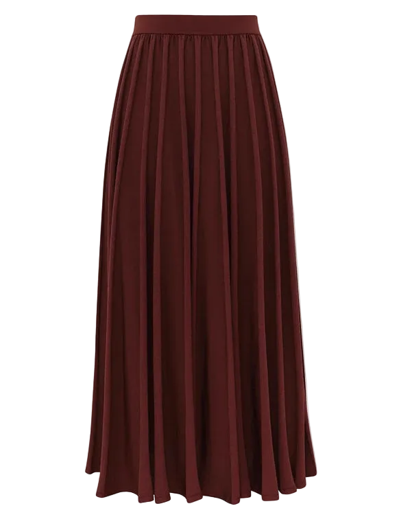 Clash Stripe Circle Skirt