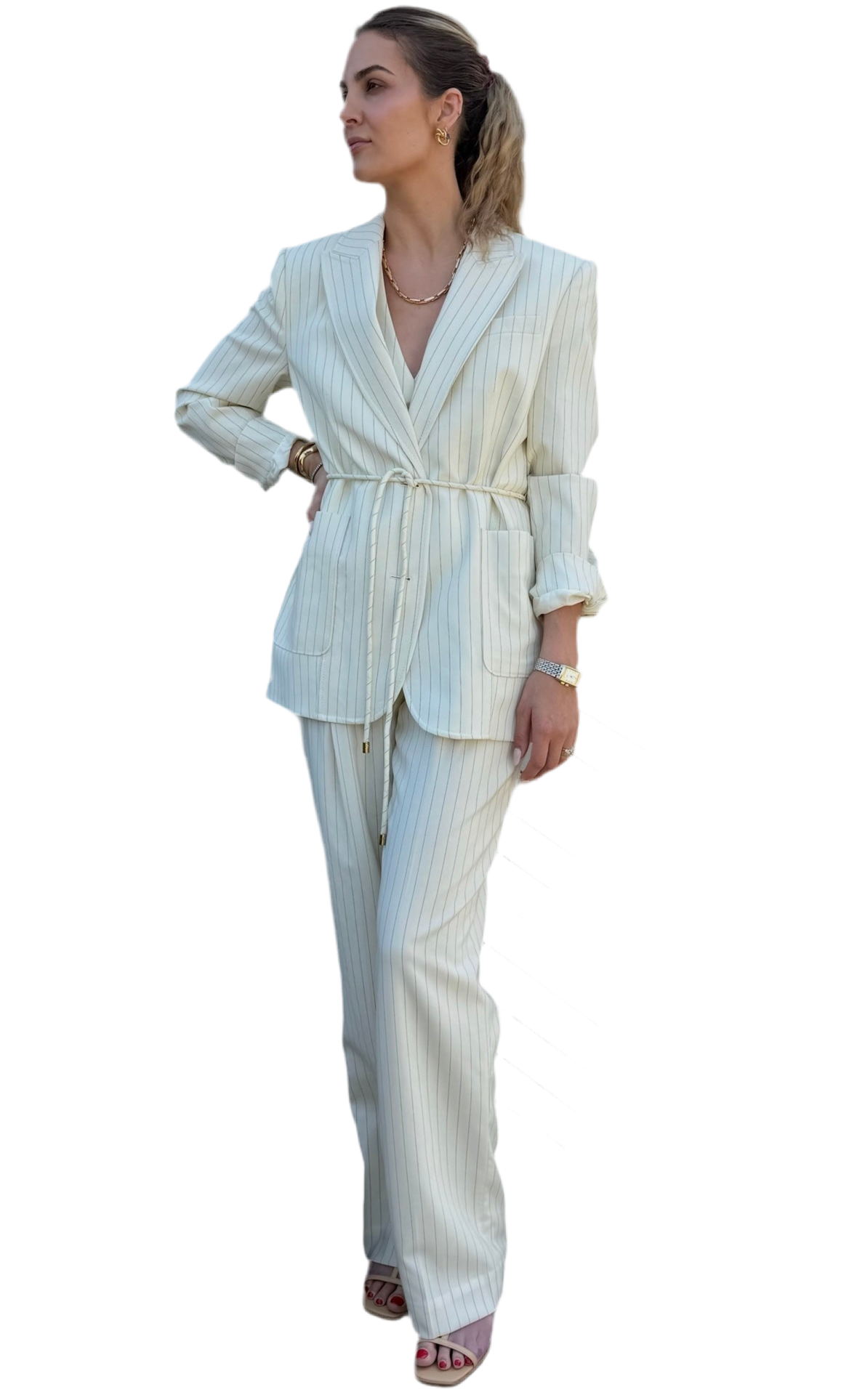 Illuminate Pinstripe Jacket