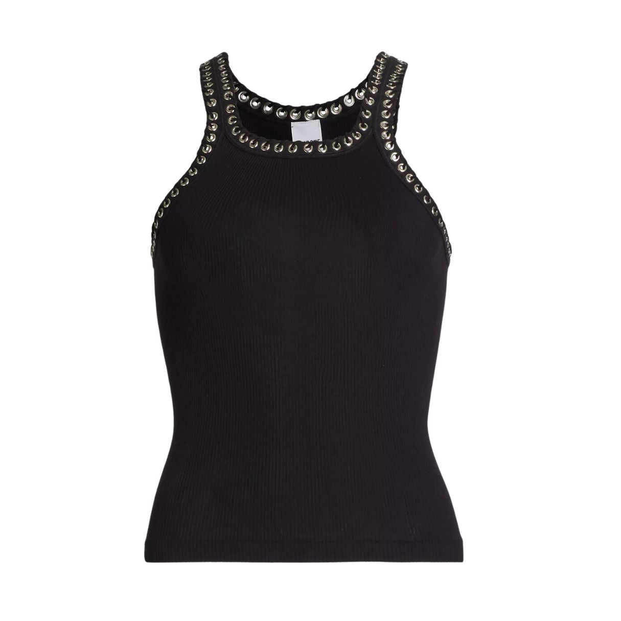 Whipstitch Ribbed Tank - L