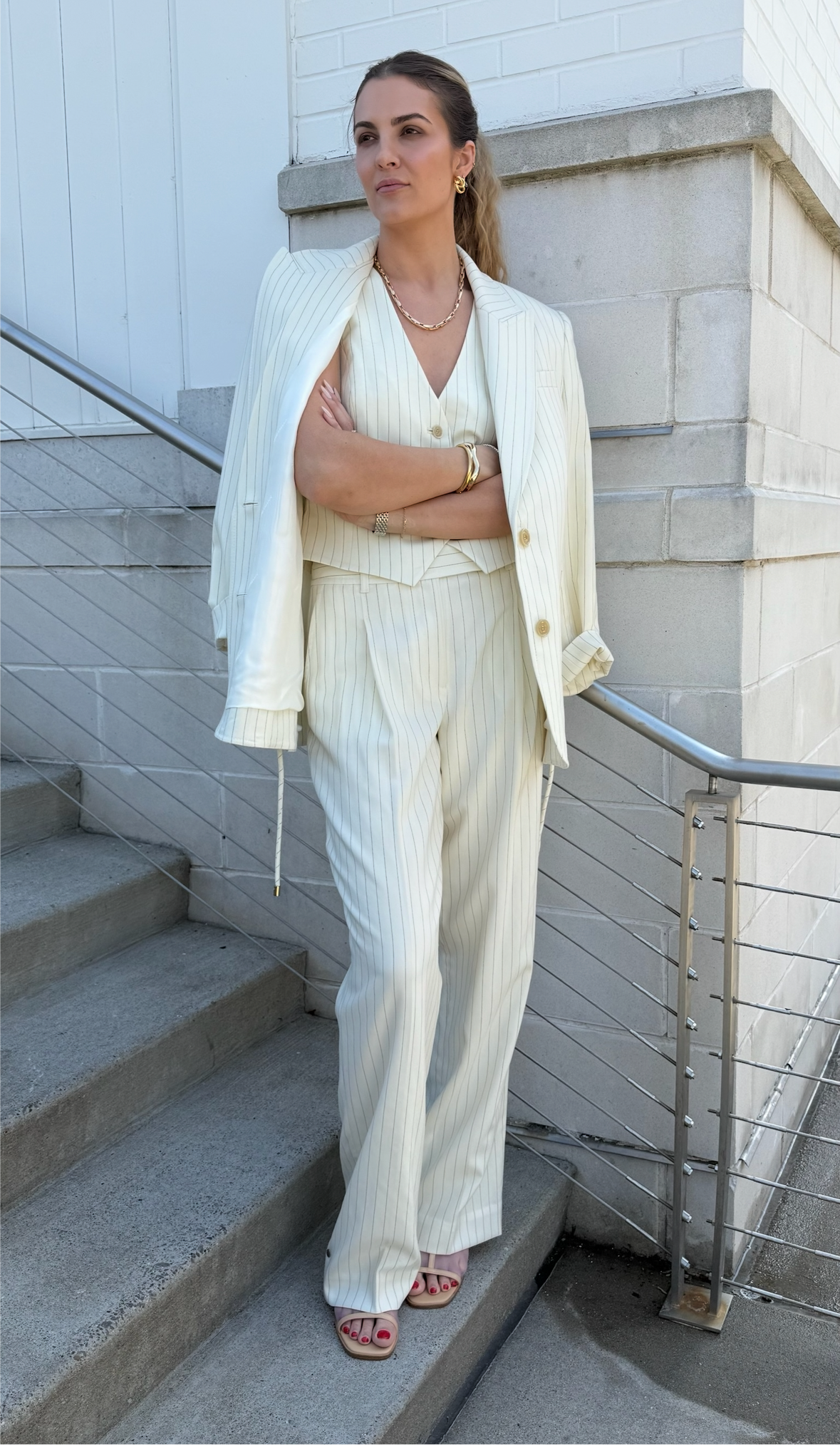 Illuminate Pinstripe Jacket