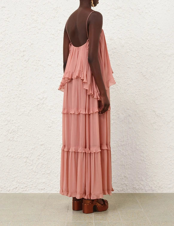 Luna Frilled Slip Dress