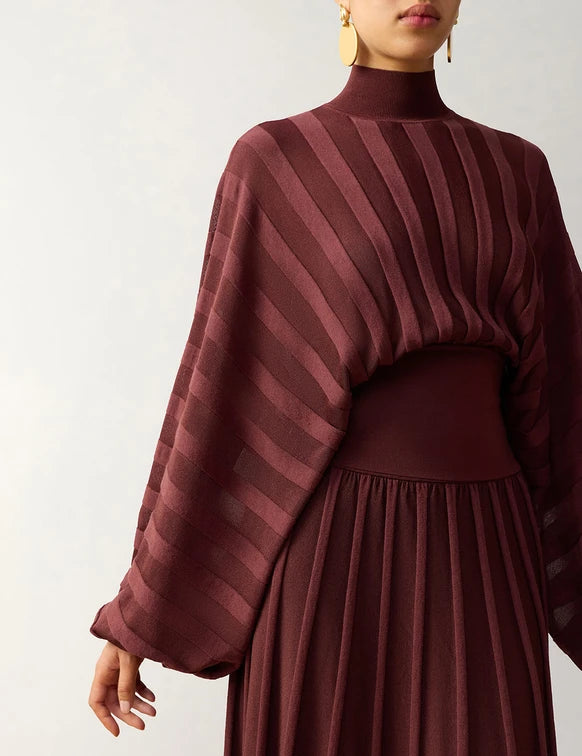 Clash Stripe Billow Sweater