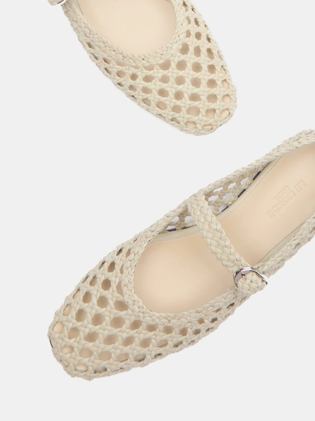 Mary Jane Woven Leather