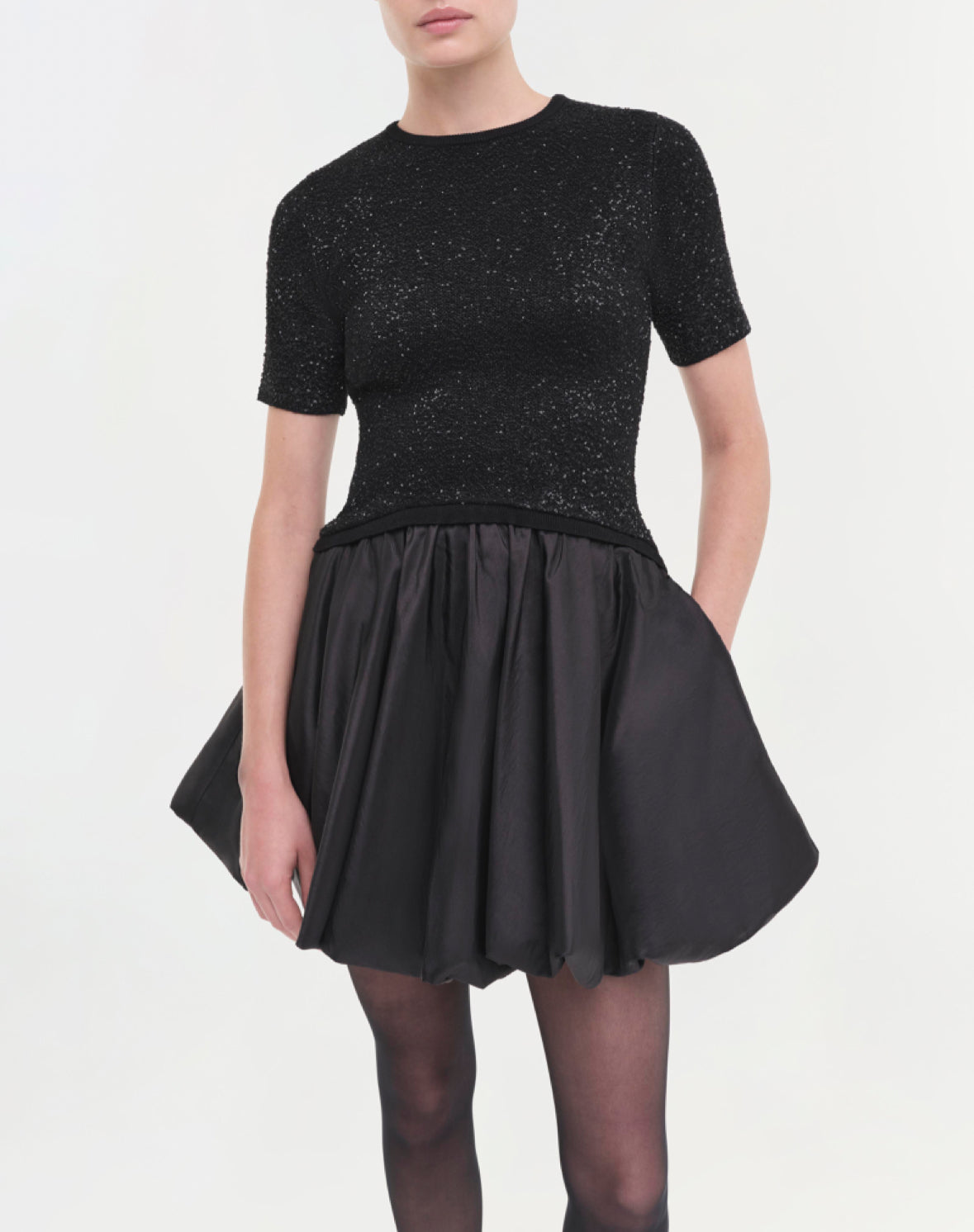 Kenz Ruffle Dress - XS