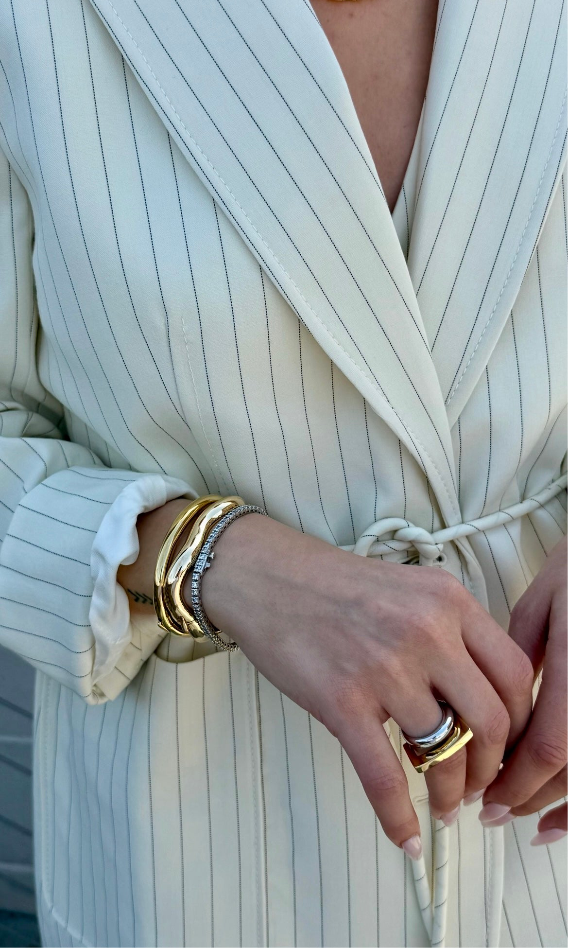 Illuminate Pinstripe Jacket