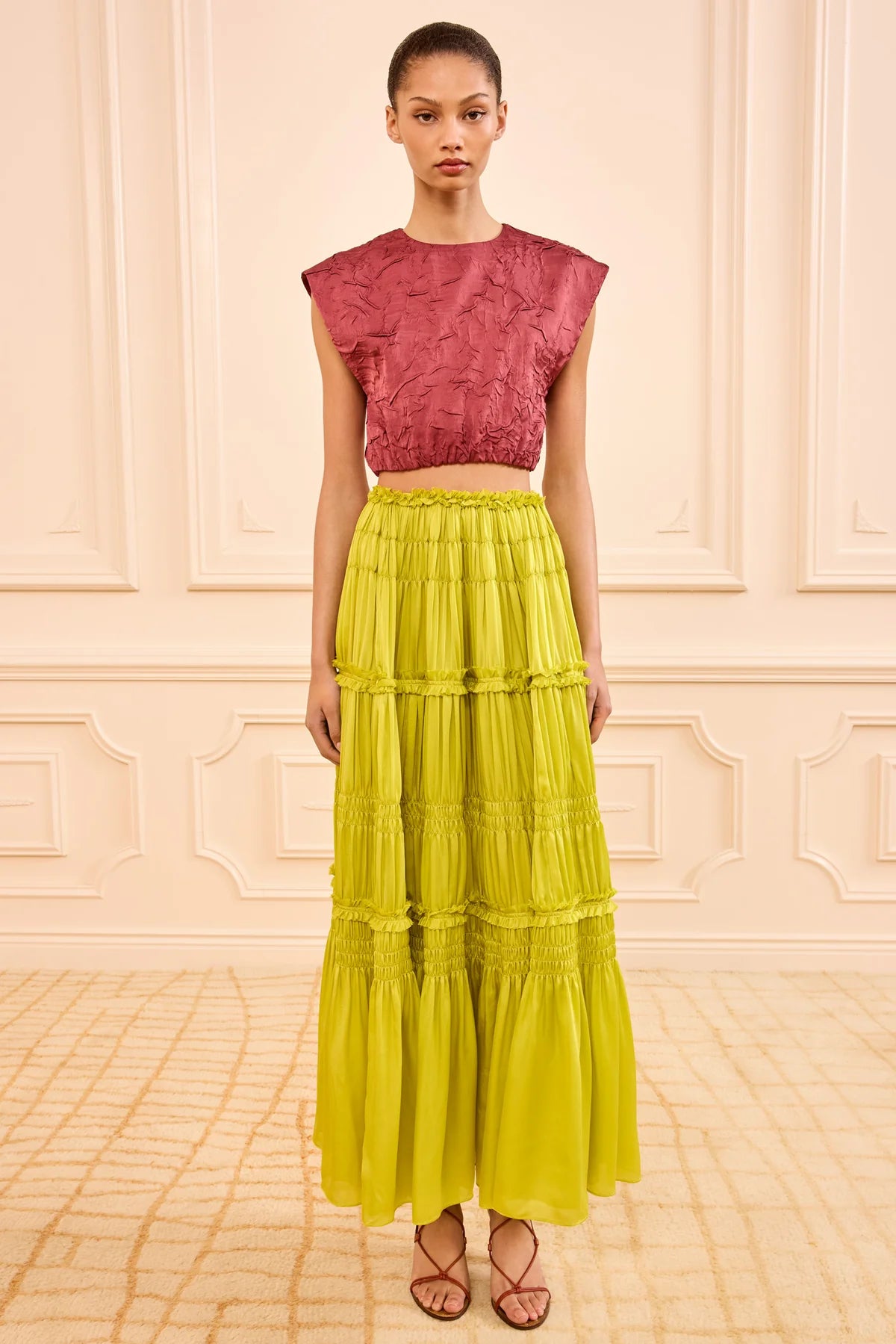 Virginie Silk Skirt