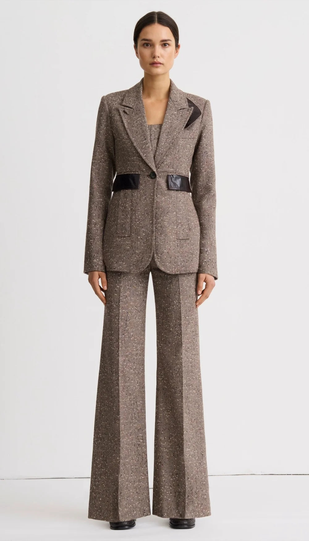 High Rise Wide Leg Pant