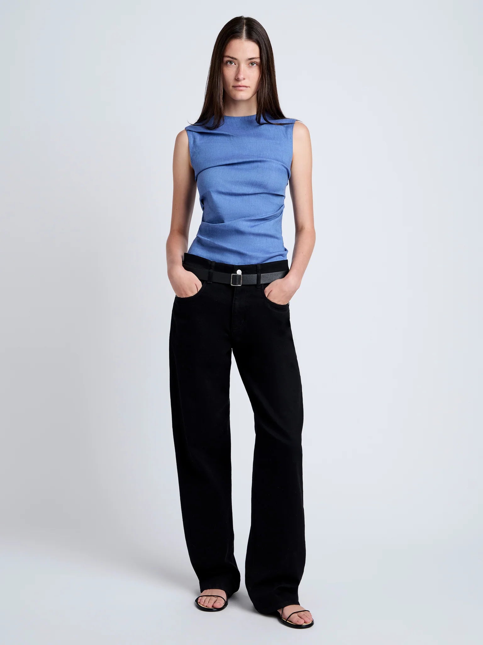 Anoushka Top in Linen Slub