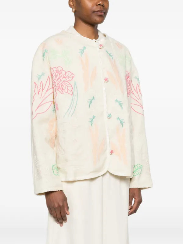 Iris Velvet Wool Tweed Blouson