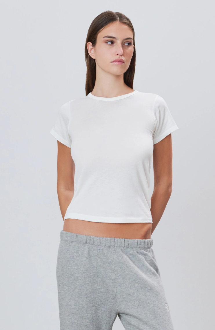 Fitted Crewneck Short Sleeve T-Shirt