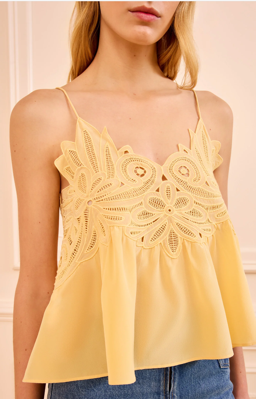 Rosie Lace Applique Tank Top