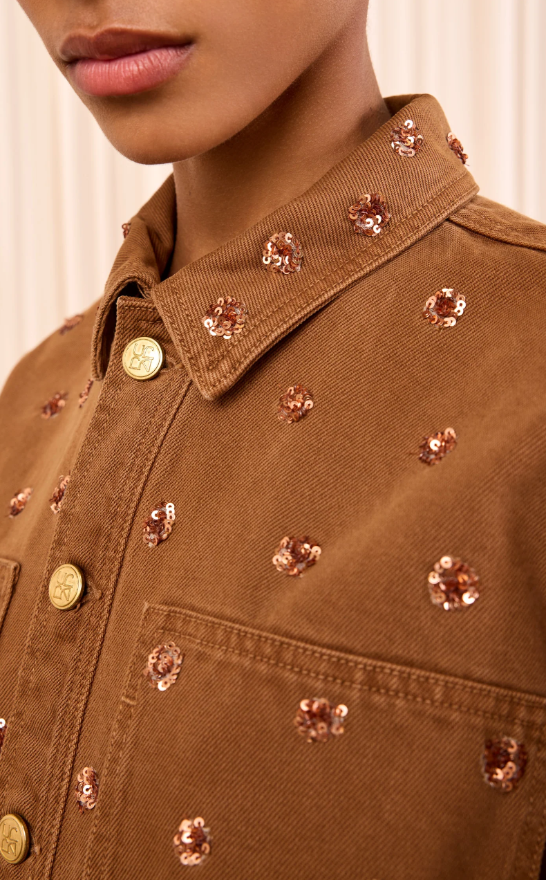 The Bobbi Embellished Denim Jacket