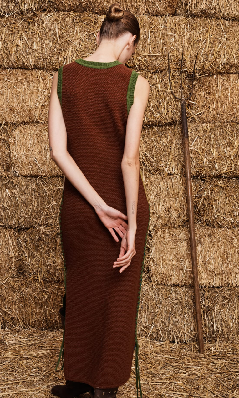 Lasso Patchwork Slip Dress