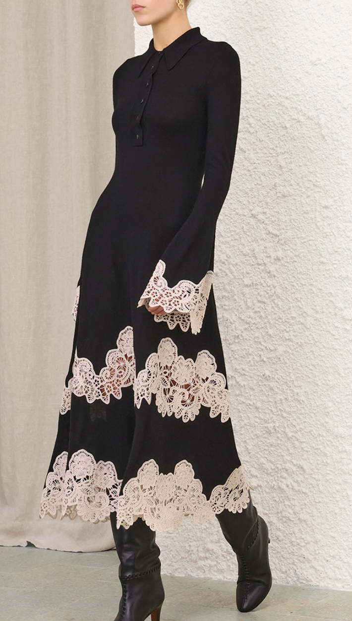 Valiant Merino Lace Dress