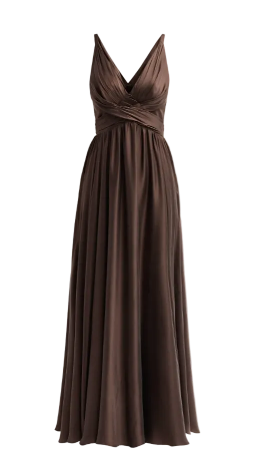 Draped Maxi Dress