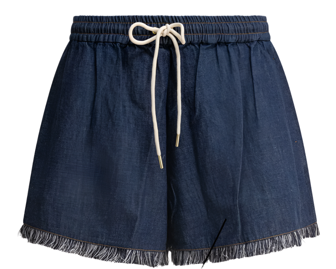 Rhiannon Fringe Denim Short