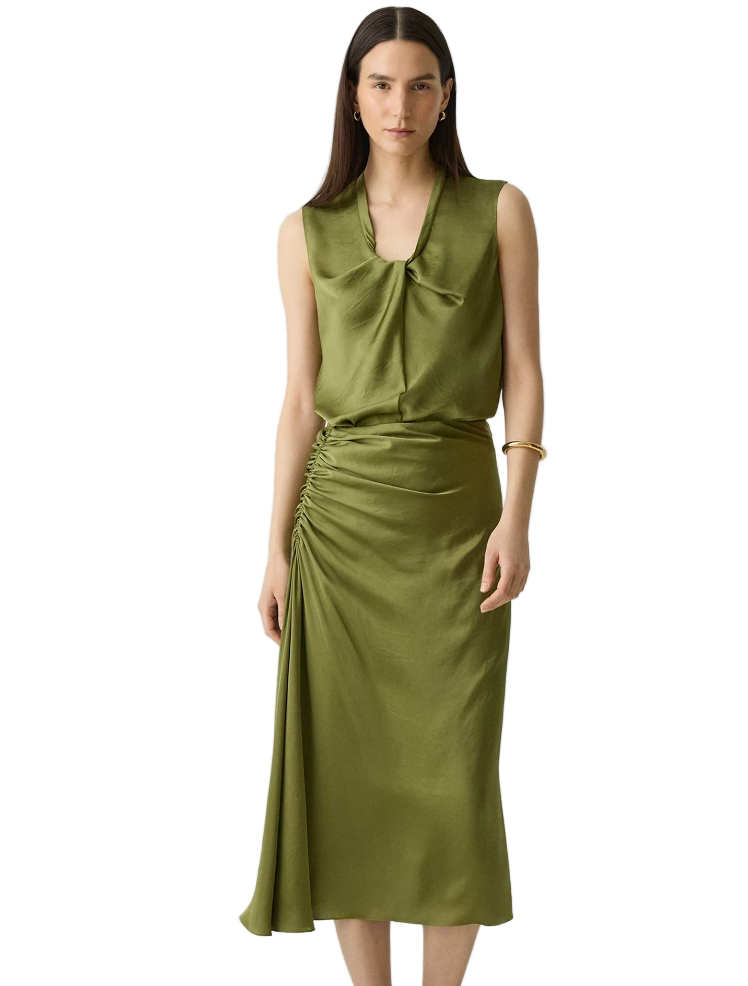 Side Ruched Skirt